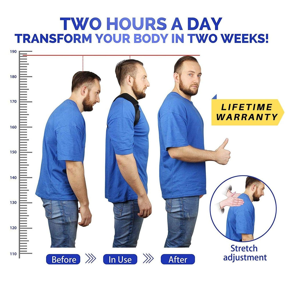 Back Posture Corrector Corset Adjustable - Mike Armstrong