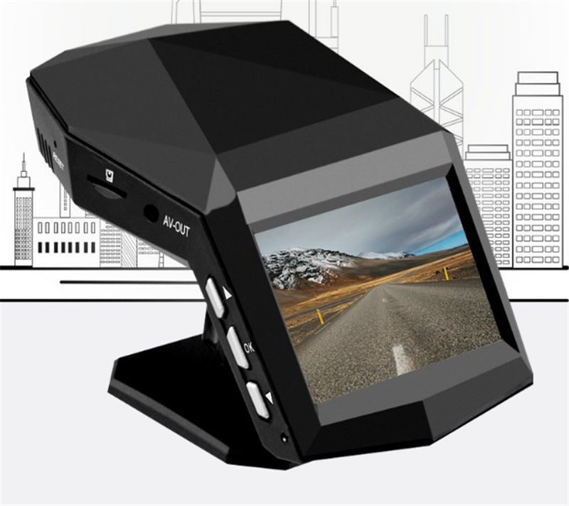 Dashcam HD 1080p à Vision Nocturne – Modèle Compact 2" pour Console Centrale