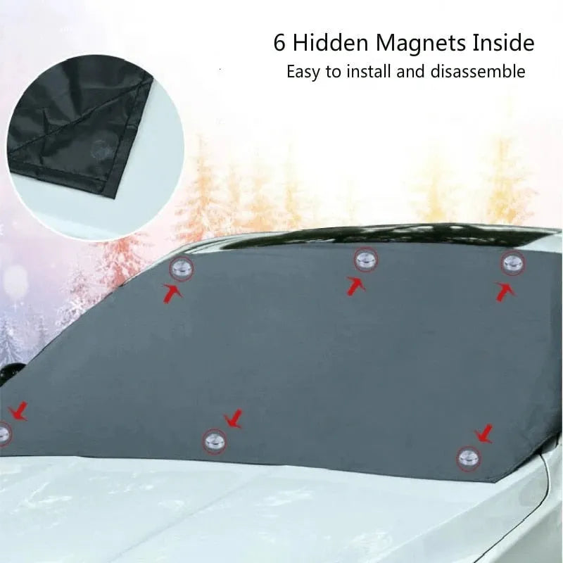 MAGNETIC CAR WINDSHIELD COVER