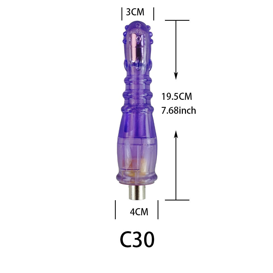 28 Types Traditional Sex Machine Attachment 3XLR 3PRONG Attachment Dildo Suction Cup Sex Masturbation Love Machine For Women Man