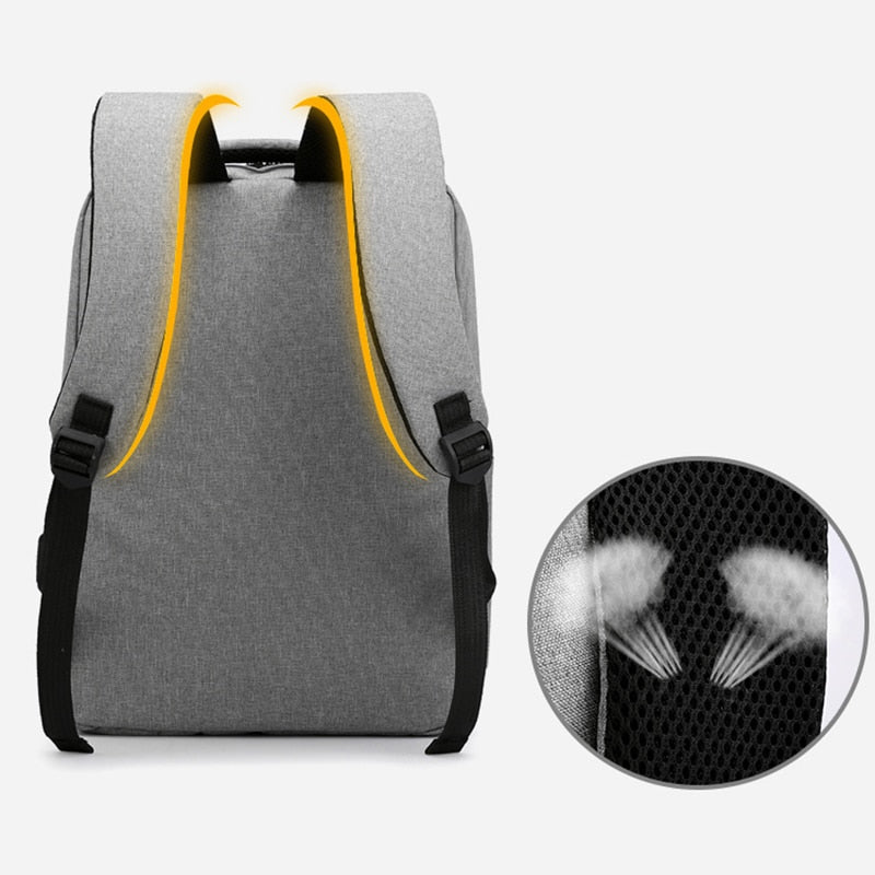 2021 Men's Backpack Multifunctional Waterproof Bags For Male Business Laptop Backpack USB Charging Bagpack Nylon Casual Rucksack - Mike Armstrong
