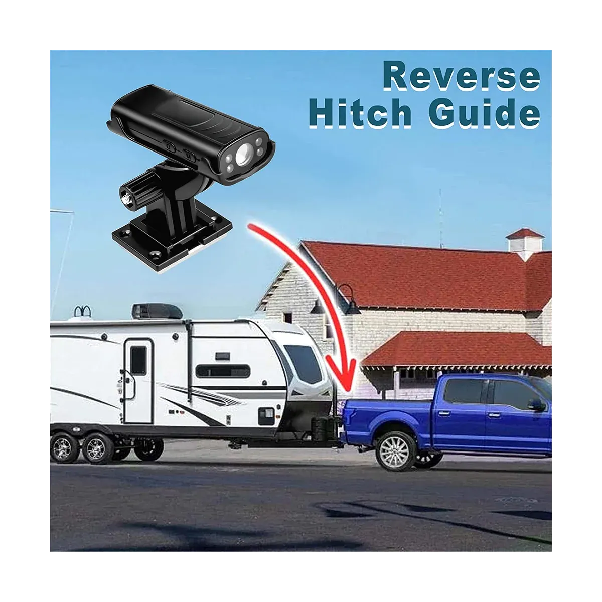HD Wireless Backup Camera with Night Vision - Perfect for Reverse Hitch Guide