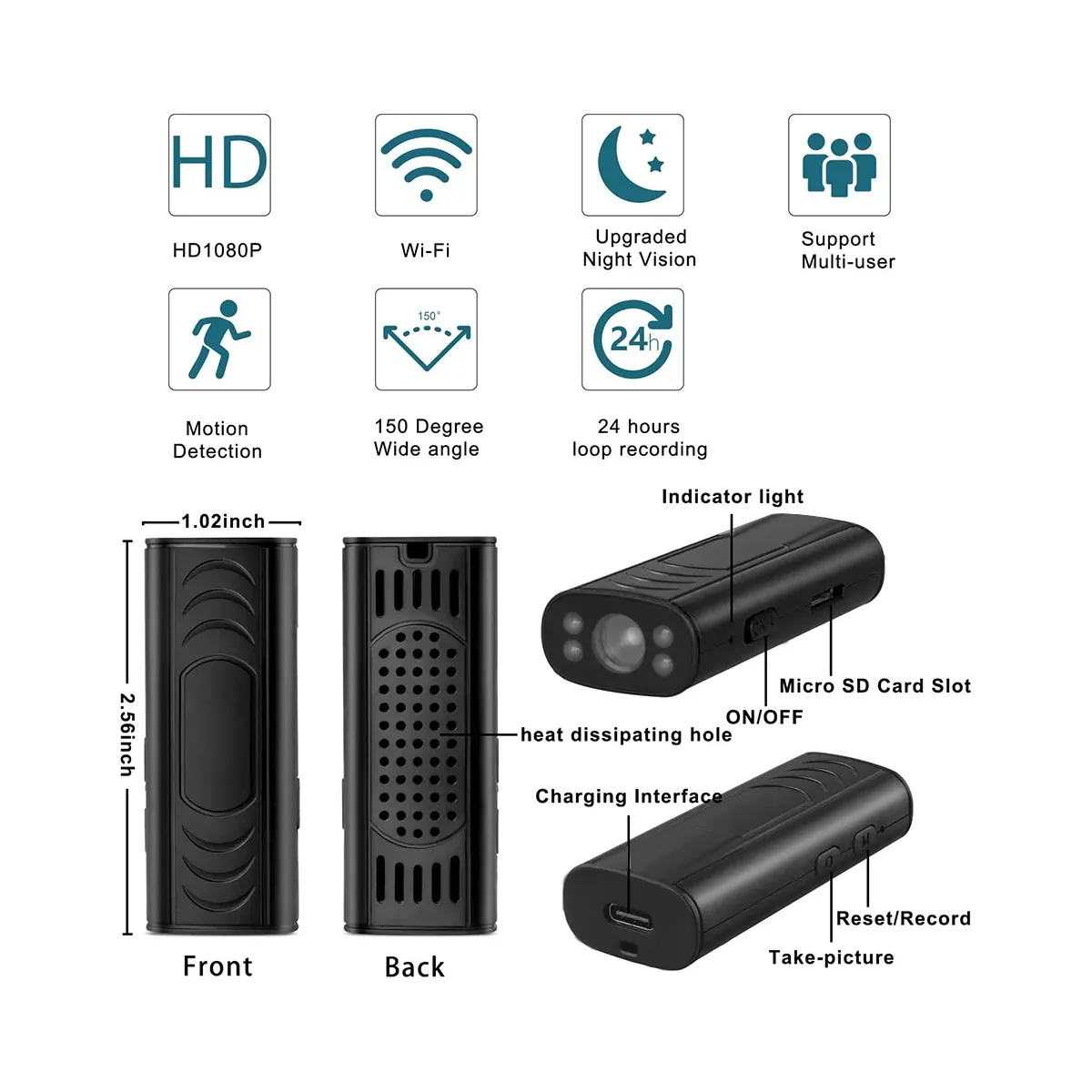 HD Wireless Backup Camera with Night Vision - Perfect for Reverse Hitch Guide