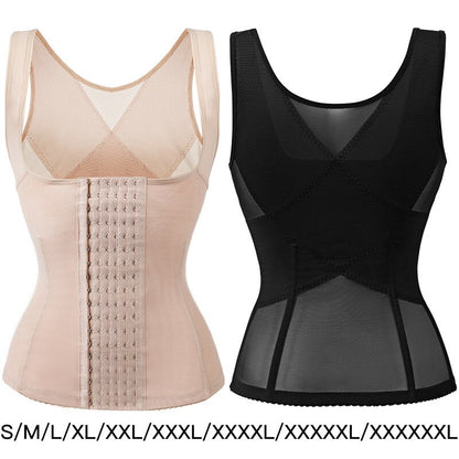 Waist Trainer Shapewear Vest Women's Underbust Corset Tummy Control Body Shaper Slimming Sheath Tummy Top Workout Waist Cincher - Mike Armstrong