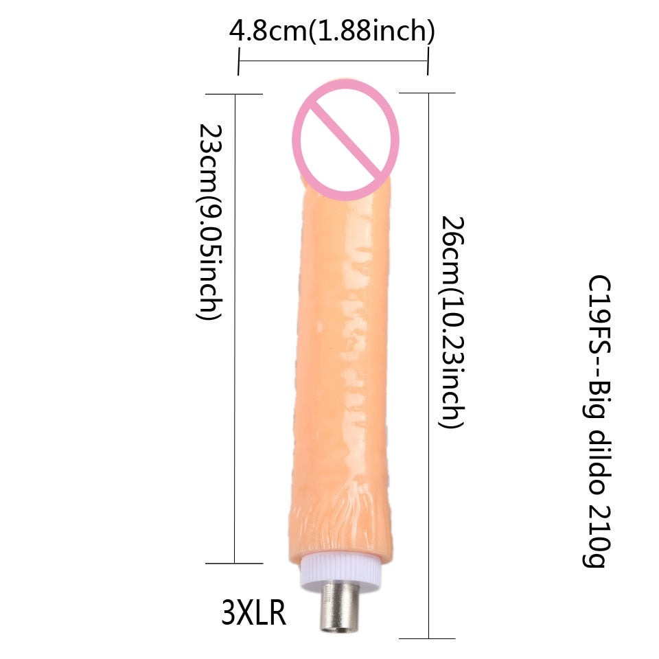 28 Types Traditional Sex Machine Attachment 3XLR 3PRONG Attachment Dildo Suction Cup Sex Masturbation Love Machine For Women Man
