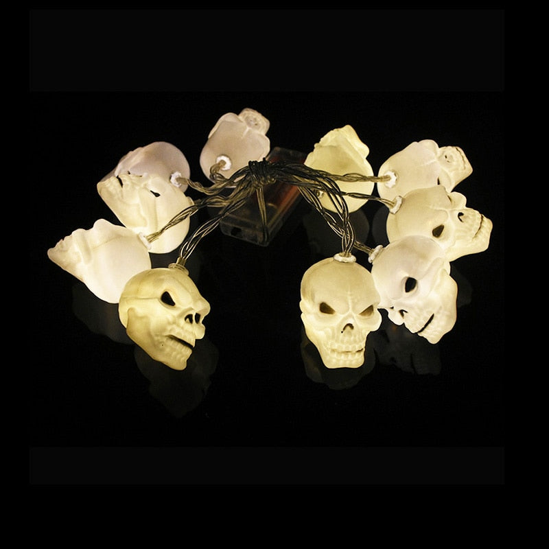 Pumpkin Halloween LED Lights 1.5M 10LED Ghost Bat String Lamp - Mike Armstrong