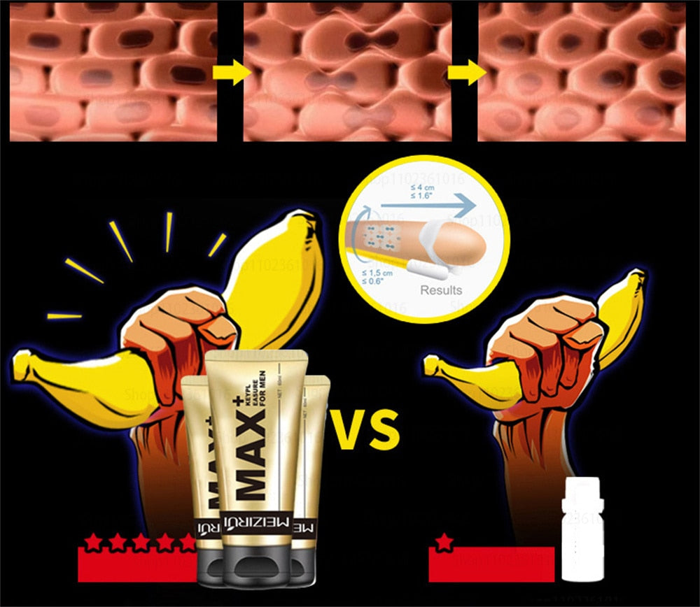 60ML For Big Dick Male Penis Enlargement Gel XXL Cream Increase Erection Product Aphrodisiac Sex Product Extender Enhancer