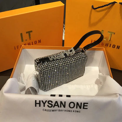 Diamonds bag new women's leather chain - Mike Armstrong