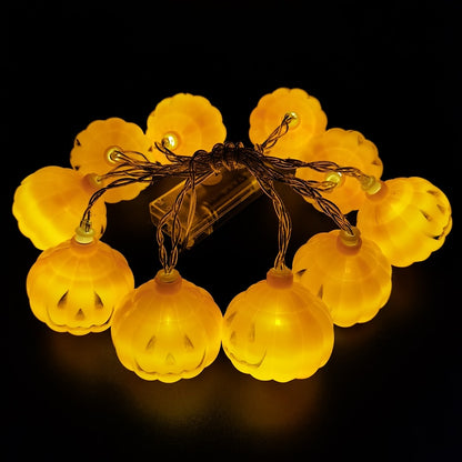 Pumpkin Halloween LED Lights 1.5M 10LED Ghost Bat String Lamp - Mike Armstrong