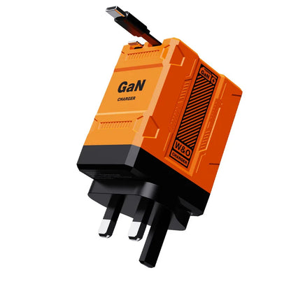 GaN Smart Retractable Charger