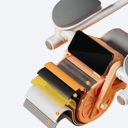 ABDOMINAL WHEEL AUTOMATIC REBOUND