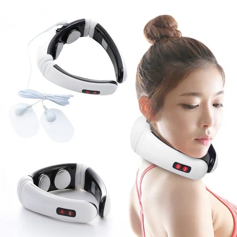 ELECTRIC NECK MASSAGER AND PULSE BACK