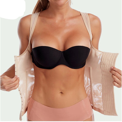 Waist Trainer Shapewear Vest Women's Underbust Corset Tummy Control Body Shaper Slimming Sheath Tummy Top Workout Waist Cincher - Mike Armstrong