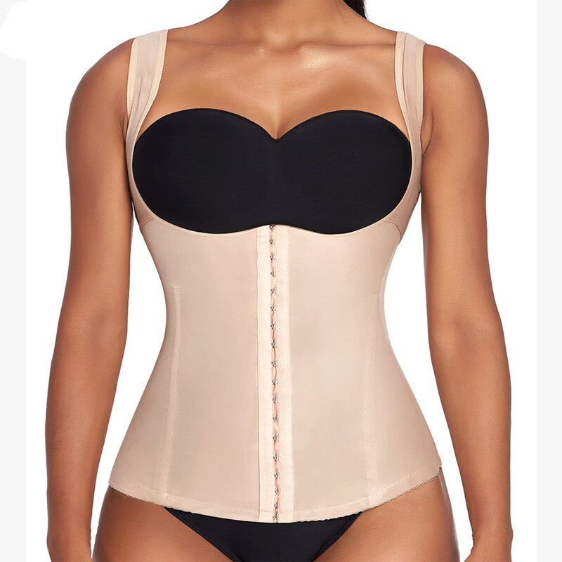 Waist Trainer Shapewear Vest Women's Underbust Corset Tummy Control Body Shaper Slimming Sheath Tummy Top Workout Waist Cincher - Mike Armstrong