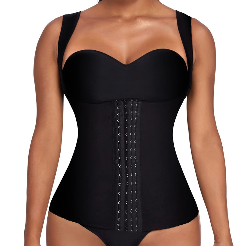 Waist Trainer Shapewear Vest Women's Underbust Corset Tummy Control Body Shaper Slimming Sheath Tummy Top Workout Waist Cincher - Mike Armstrong