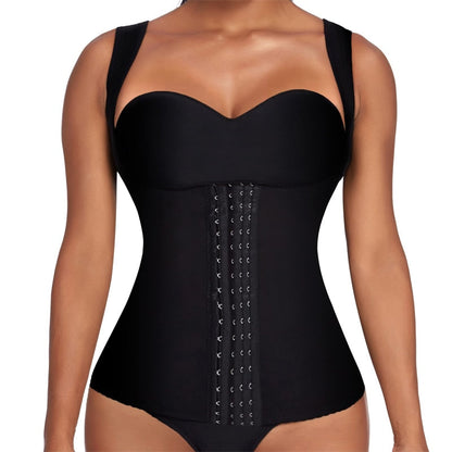 Waist Trainer Shapewear Vest Women's Underbust Corset Tummy Control Body Shaper Slimming Sheath Tummy Top Workout Waist Cincher - Mike Armstrong